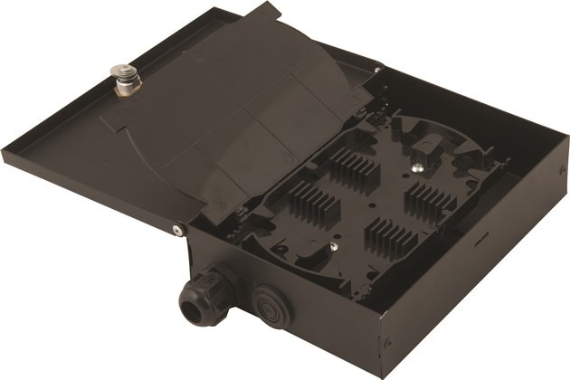 OptiBox Small Fiber Optic Termination Box - 12 port SC Simplex kapasiteli - boş